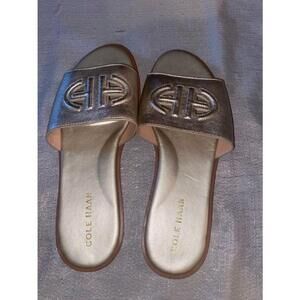 Women's Cole Haan Gold Leather Sandals Size 7